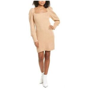 Puff Sleeve Sweater Tie back Leland Long Sleeve WAYF Dress Size XS